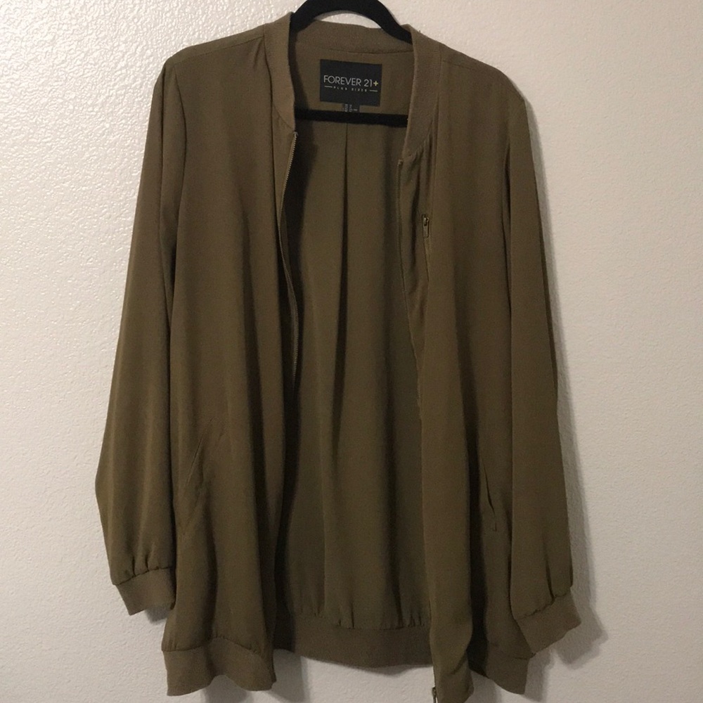 Olive green jacket
